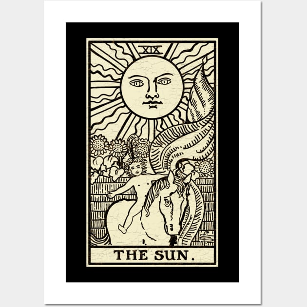 Tarot card The Sun Wall Art by valentinahramov